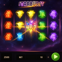 HashLucky - Starburst Slot - NetEnt